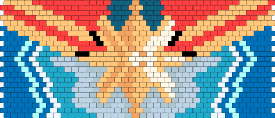 Captain Marvel (Horizontal) (Diff) - blue, orange