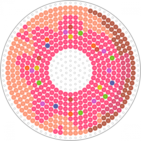 DONUT WITH RAINBOE SPRINKLES - colorful, donut, orange, pride, rainbow, red, sprinkles