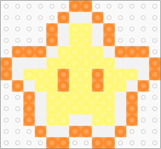 little star - cute, orange, star, white, yellow