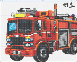 Fire truck - fire truck,vehicle,heroes,automobile,car,red
