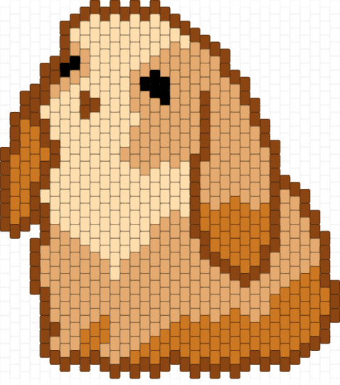 bunny charm - animal, bunny, cute, orange, rabbit