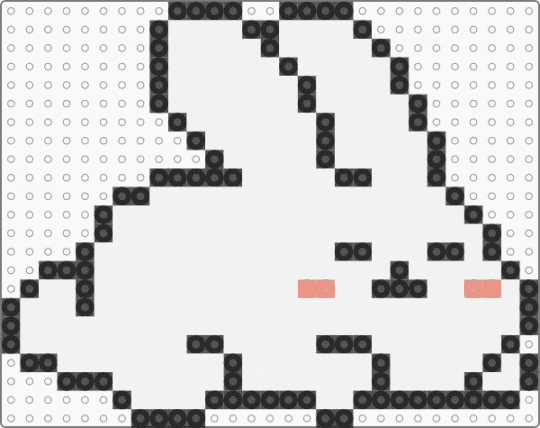 tired loaf bunny - animal, bunny, cute, rabbit, tired, white