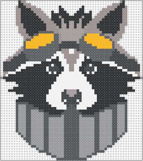 ticci toby raccoon - animal, animals, creepypasta, cute, gray, raccoon, ticci toby