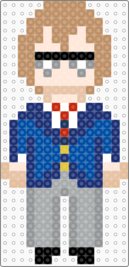 MCR INOK Mikey - blue, colorful, gray, mcr, my chemical romance, tan
