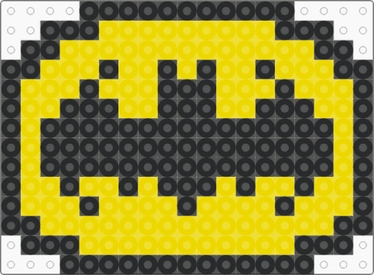 bat symbol - black, yellow