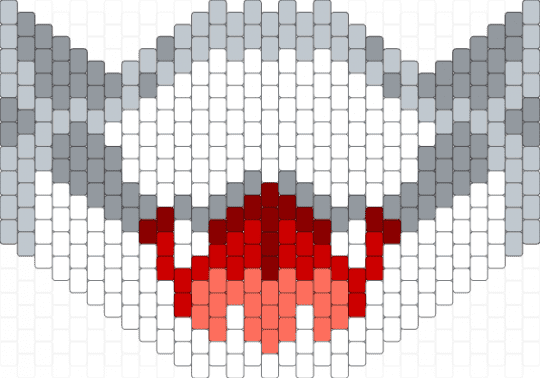 Shark - gray, red, white