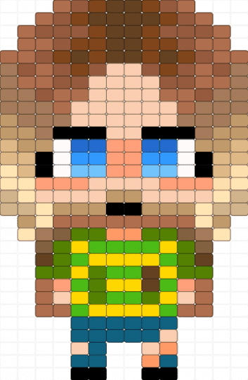 Kurt Cobain - beige, chibi, kurt cobain, nirvana, tan