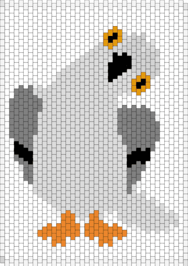 Snacks you say? - cotdbirds, gray, orange, white