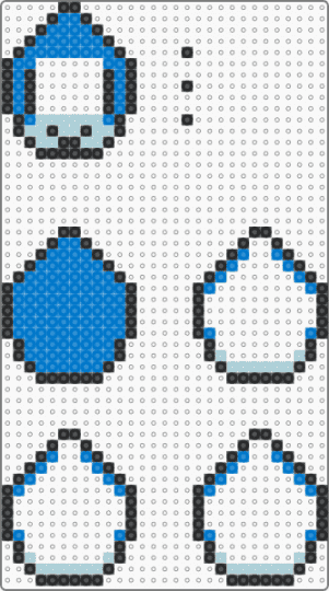 Lancer Tamagotchi shaker - blue, deltarune, lancer deltarune, shaker, tamagotchi