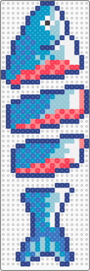 Fish - blue, light blue