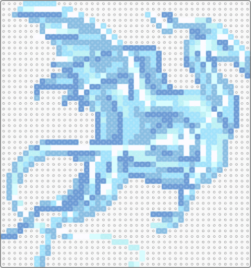 celestial dragon (dragcave) - animal, celestial, creature, dragon, fantasy, light blue, sprite