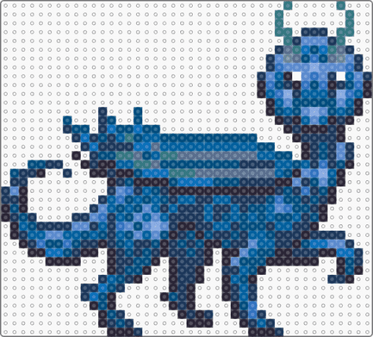 luna dragon (dragcave) - animal, blue, creature, dragon, fantasy, sprite