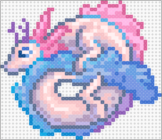 sapo dragon (dragcave) - animal, blue, creature, cute, dragon, fantasy, light blue, pastel, pink, sprite
