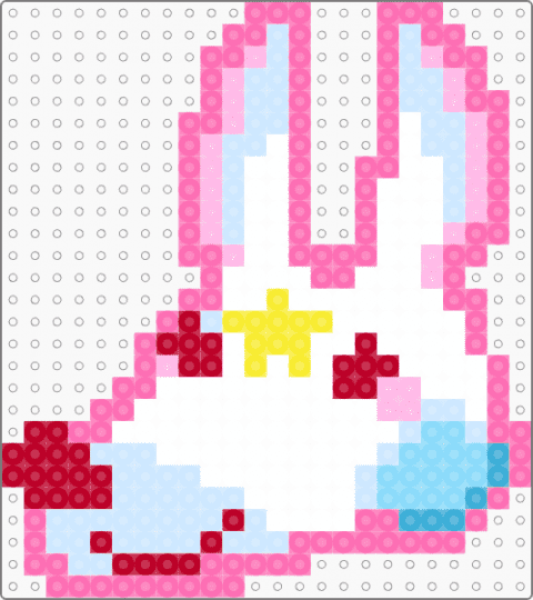 stella roo - animal, character, clown, clowncore, cute, kangaroo, pink, pink and blue, star, white
