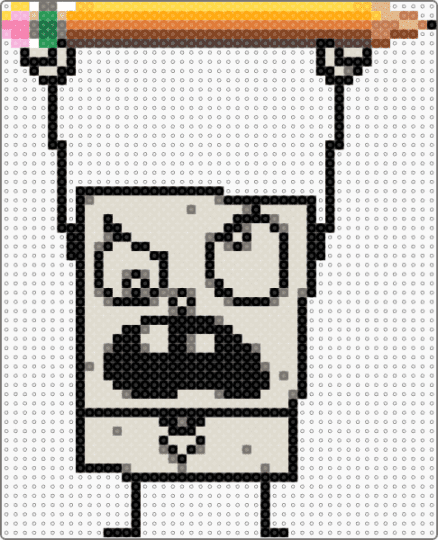 doodlebob - beige, cartoon, doodlebob, spongebob