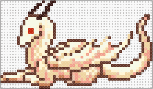 albino dragon - animal, beige, brown, creature, dragon, sprite