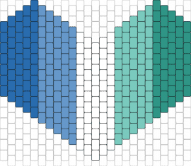 gay heart - gay,pride,heart,vibrant,community,spirit,diversity,expressive,identity,blue,gree