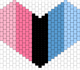 omni heart - omni,pride,heart,inclusivity,love,spectrum,depth,meaning,pink,blue