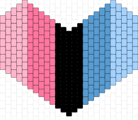 omni heart - omni,pride,heart,inclusivity,love,spectrum,tribute,depth,meaning,pink,blue