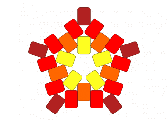 Fiery Star - cotdfiery, red