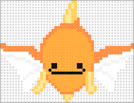 Ditto as Magikarp - character, ditto, fish, gaming, head, magikarp, nintendo, orange, pokemon