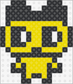 a3 - mametchi,tamagotchi,character,cute,silly,simple,yellow,black