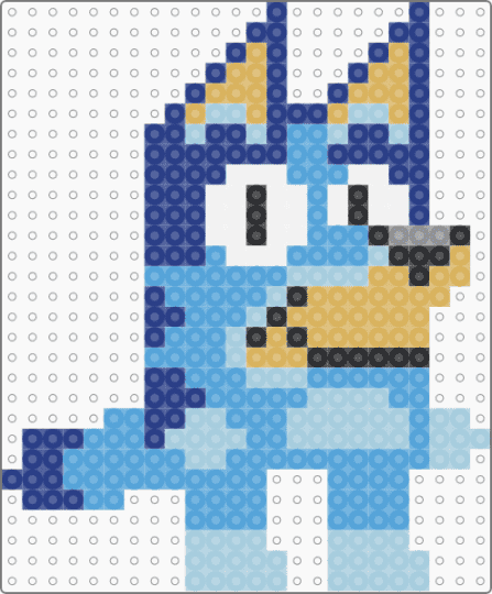 Dog - blue, bluey, cartoon, light blue, tv show