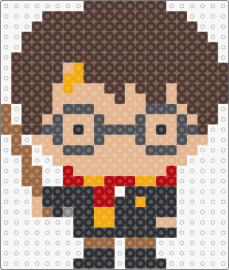 Harry1 - harry potter,wizard,character,chibi,book,story,movie,wand,scarf,glasses,brown,ta