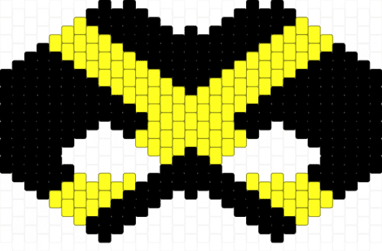 Murder drones mask - black, mask, murder drones, x, yellow