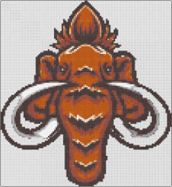 Wooli Logo - wooli,mammoth,prehistoric,animal,dj,edm,music,brown,gray