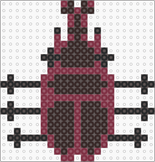 Xylotrupes Pachycera Beetle Bead - brown