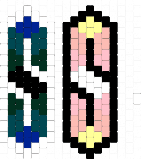 Pangender! Inverted and normal! - beige, blue, discrete flag, inverted, inverted colors, pangender, pink, pride, pride flag, white