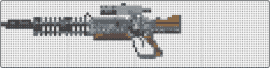 Prototype Gauss Rifle (Fallout 3) - prototype gauss,rifle,fallout,gun,weapon,video game,gray,brown