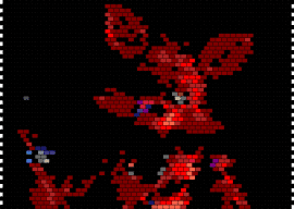 foxy fnaf - foxy,fnaf,five nights at freddy's,video game,horror,dark,panel,red,black