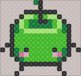 Stardew Valley Jumino - junimo,apple,character,stardew valley,fruit,video game,green