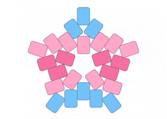 Transfeminine Star - lgbtq, lgbtqia, light blue, pink, queer, star, trans, transfem, transfeminine, transgender