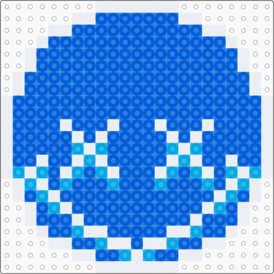 Grace kookoo perler - blue, grace, grace roblox, iddy yet, kookoo, kookoo grace, roblox