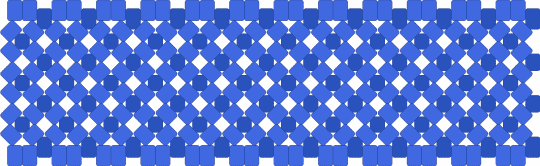 Blue x-base cuff - blue, xbase