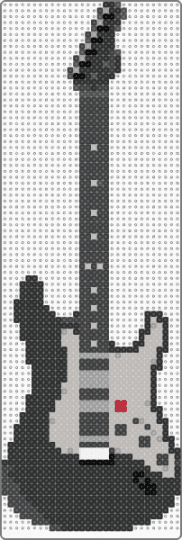 Guitar - Black Strat w/ Kill Switch - beige, black, guitar, music