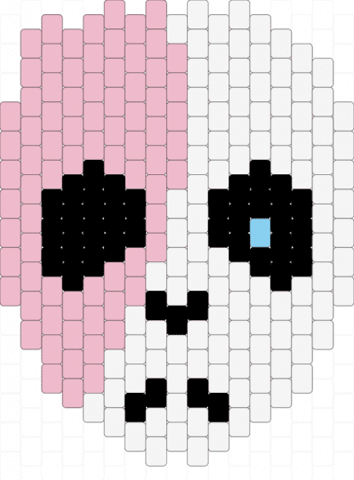 Sally Face mask! - cosplay, face, mask, pink, pony beads, sally face