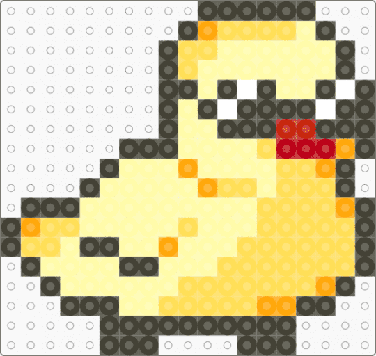 cool duck - brown, yellow