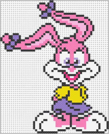 Babs Bunny 91 - pink, tinytoons, video game