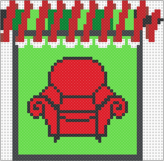 Handy Dandy Notebook (Steve) - green, red