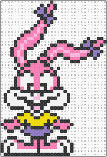 Babs Bunny (Trouble in Wackyland) - character, pink, tinytoons