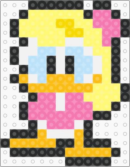 Tiny Shirley the Loon - tinytoons, video game, yellow