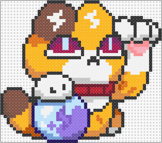 Kittazap Clash of Critters - brown, orange