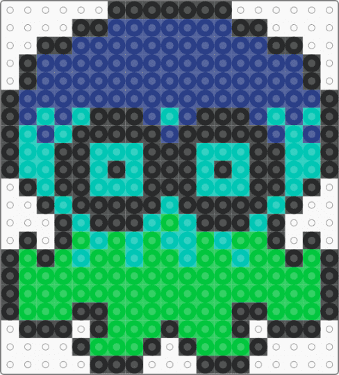 sanitized octoling [swim form] - blue, green, nintendo, octo expansion, octoling, sanitized, splatoon, splatoon 2, video game