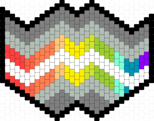 Demi fluid flag (pride mask) - 