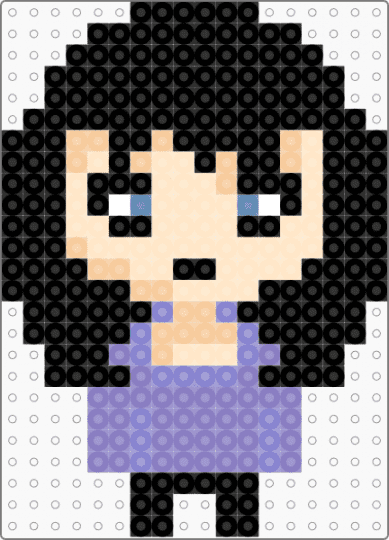 I tried Leeroy... But yk.. Leeroy Mateo fuse bead - beige, black, character, chibi, fuse bead, leeroy mateo, leeroy tadc, perler, square, tadc