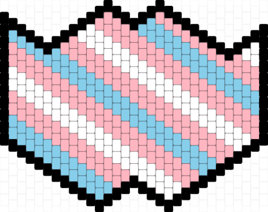 (Pride mask) trans pride mask (2) - blue, light blue, mask, pink, pride, trans, trans flag, white